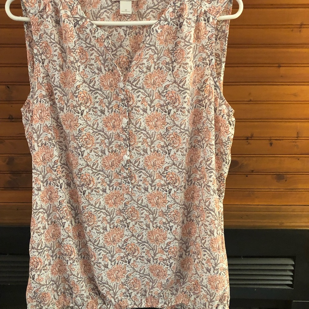 Loft Floral Tank Top